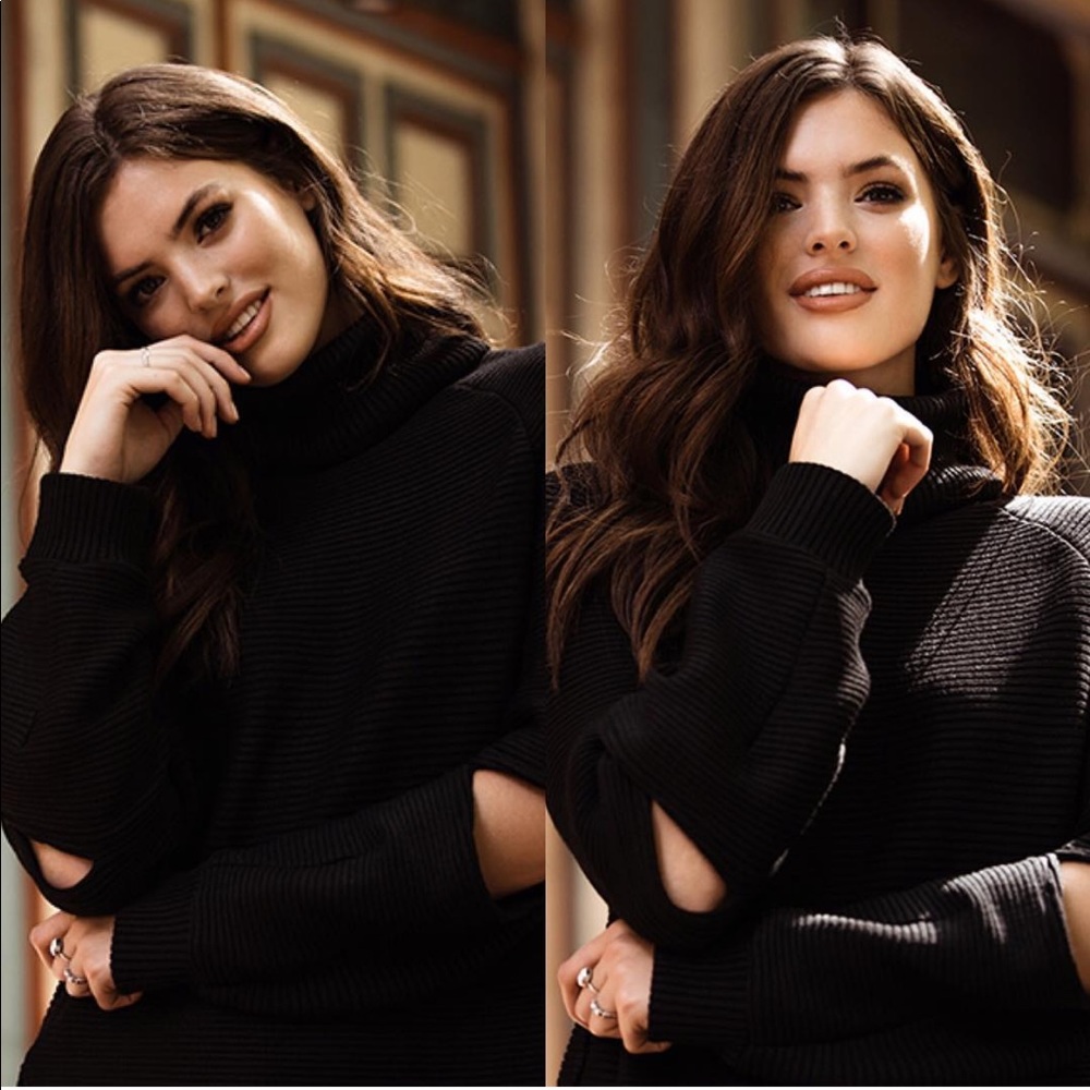 Kittenish by JJD Funnel Neck Sweater